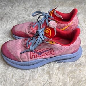 Hoka Kids Sneakers in Pink and Blue